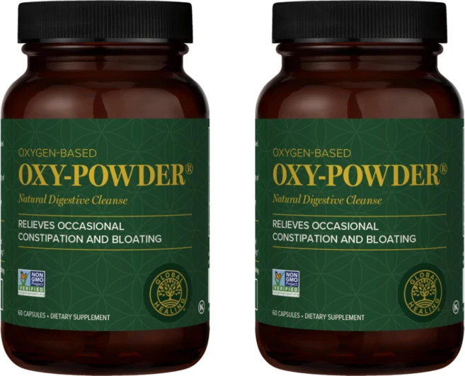 미국직배송 글로벌힐링 옥시즌 베이스드 옥시 파우더 캡슐 Global Healing Oxy-Powder Cleanse, 60정, 2개 - 쿠팡