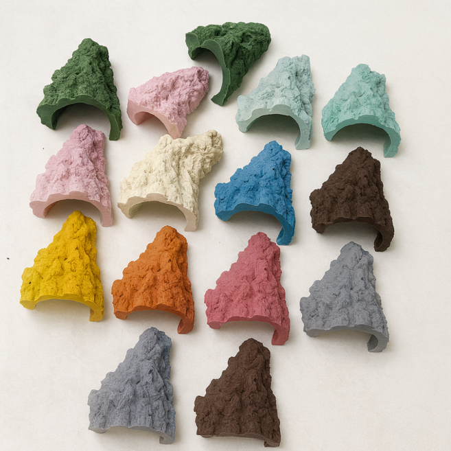 NRC인조코르크튜브 파충류탈피보드 C12, 블링블링 핫핑크