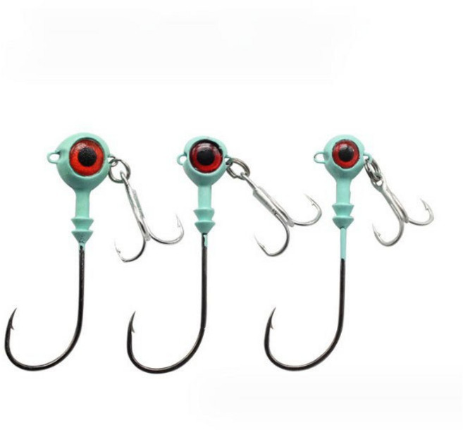 갈치 지그헤드 풀치 역지그 야광 루어 낚시 3.5g