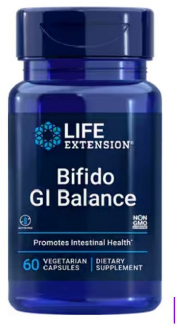 라이프 익스텐션 Bifido GI Balance tapioca starch 비피도 베지 캡슐 60정, 1개