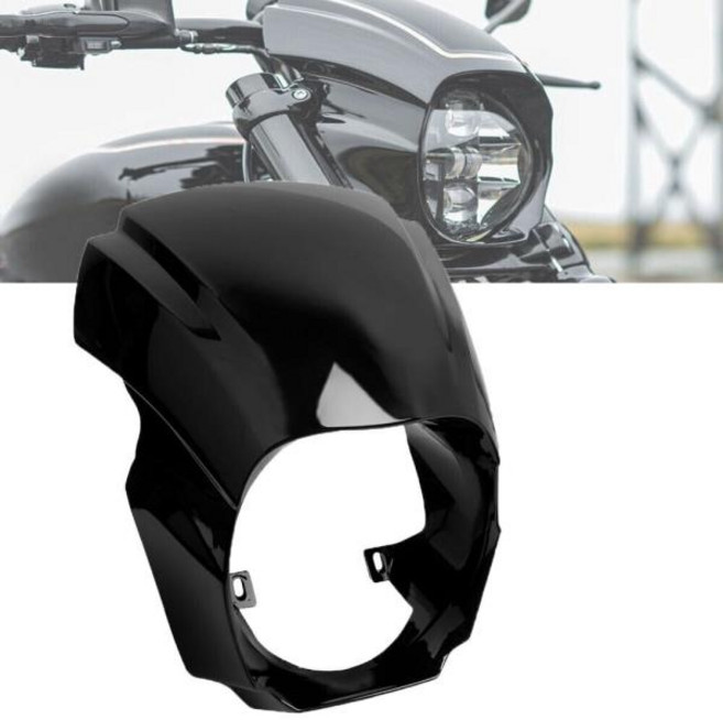 마스카라 워터프루프마스카라 비건마스카라 글로스 블랙 ABS 프론트 헤드라이트 페어링 카울 커버 - 할리