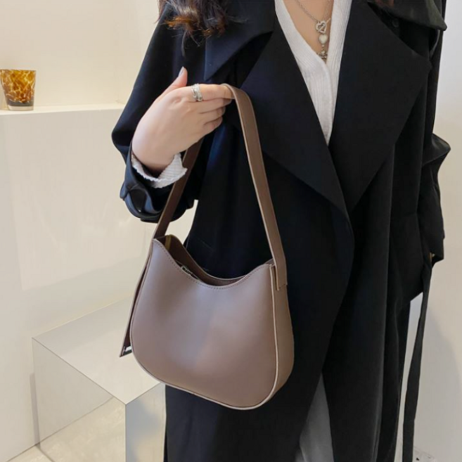 레오샵 여성 가죽 숄더백