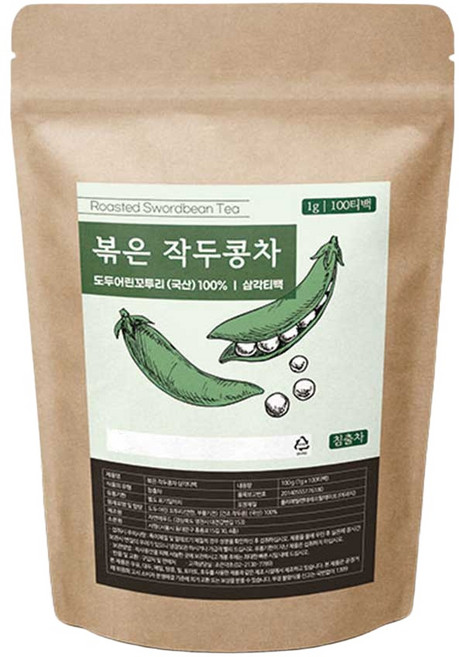 윤씨감성 건강한 직접 볶은 작두콩차 티백 1g 100개입 1개