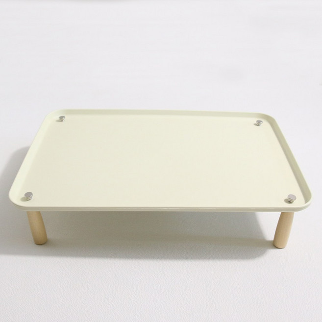 드림계곡 반려동물 음식물 누수 방지 높이 증가 식탁, 1개, 연 그린