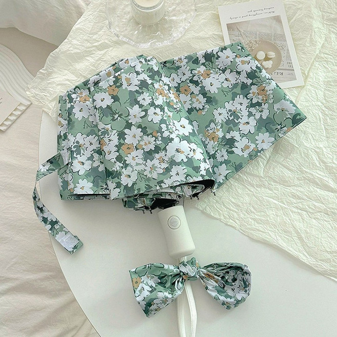 로르블랑 썸머 플라워 UV 차단 초경량 암막 3단 자동/ 5단수동 우양산 양우산 3단자동우산