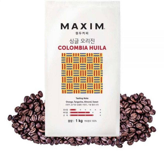 맥심 싱글 오리진 우일라 원두커피 1kg, 1