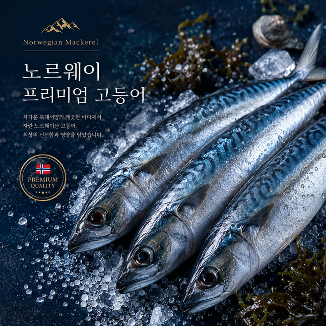가시없는 순살 손질 노르웨이고등어 구이용 냉동 개별포장, 5개, 850g