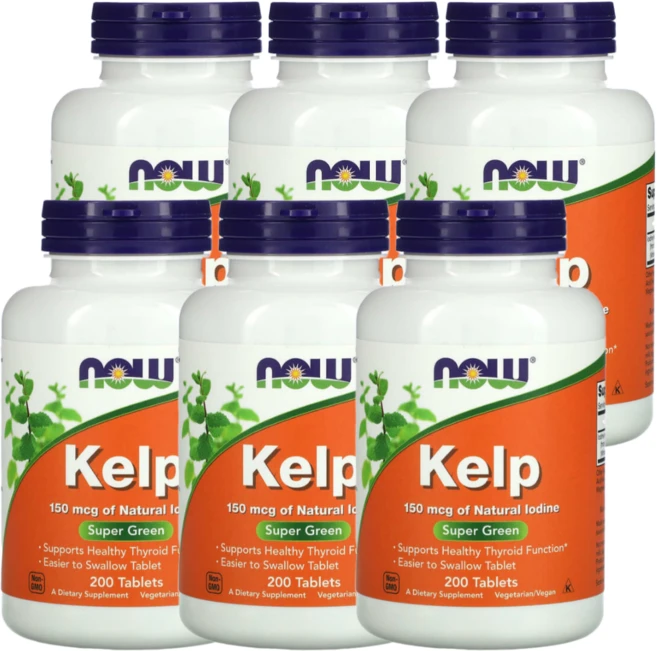 나우 켈프 150mcg 200정 6통, 6개 - 쿠팡