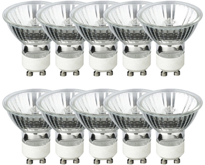 양키캔들 캔들워머용 GU10 할로겐전구 35W, 전구색, 10개