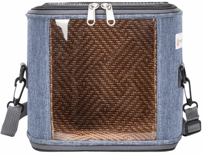 휴대용 애완 동물 테이크 아웃 가방 클리어 뷰 휴대용 햄스터 여행 캐리어 통기성 대형 공간 기니피그 캐리