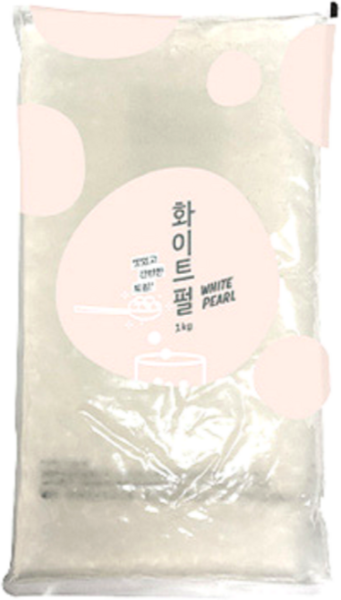 네이쳐티 화이트 타피오카 펄, 1kg, 1개입, 6개