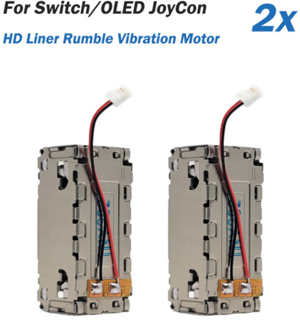 닌텐도 스위치 조이콘 교체용 24개 오리지널 HD 진동 모터 OLED 조이콘용 ALPS HD 진동 모터, 1)2pcs HD Rumble Motor