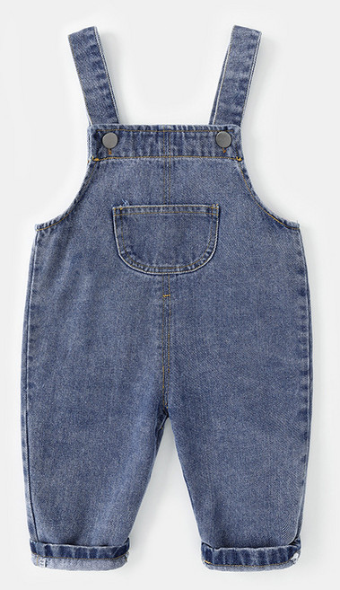 아동 데님 멜빵바지 아기 청바지