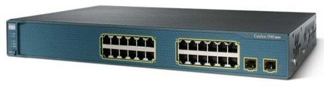 시스코 (cisco) L3 스위치 WS-C3560-24TS-S 24포트 스위칭허브, 1개