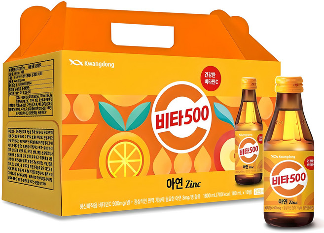 비타500 아연, 180ml, 10개