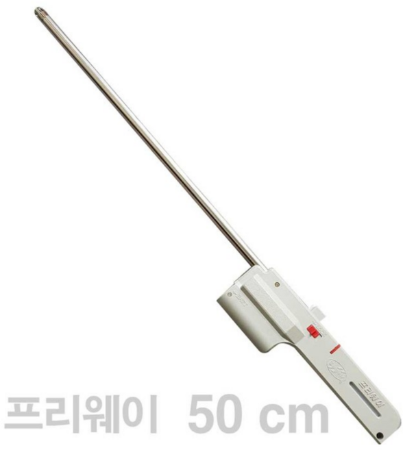 프리웨이 전자식 연속점화 롱점화기 50 65 94센티 업소 주방 예식 화구리필형, 50cm, 1개, 회색