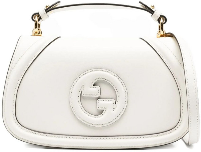 구찌 미디엄 블론디 레더 크로스 백