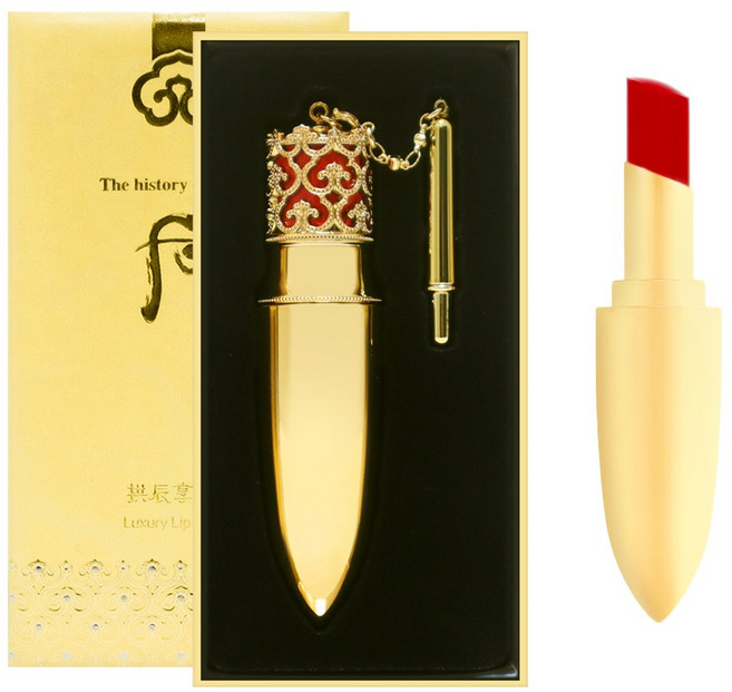 더후 공진향미 럭셔리 립 루즈 [전컬러], 45호 로얄레드, 6g, 1개