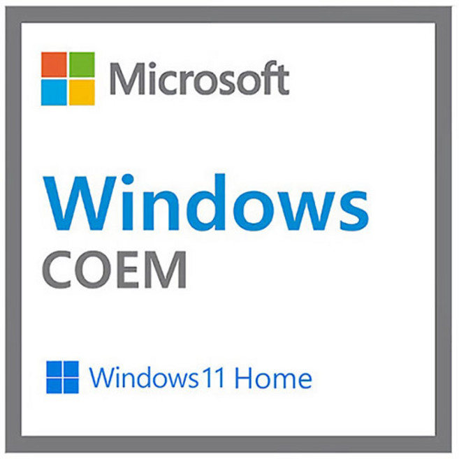 마이크로소프트 윈도우 11 홈 64bit DSP 한글 설치 제품키, windows 11 home dsp