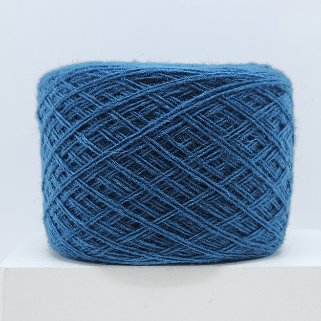 [뜨개실] 50g 램스울 3합, 40 피콕 블루, 1개