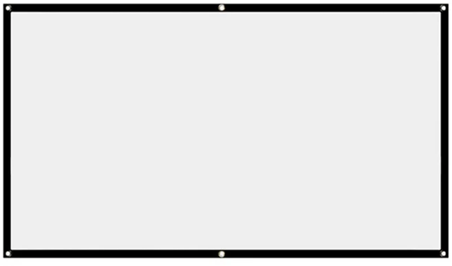 홈오피스 프로젝터 커튼 60 72 84 100 인치 169 KTV 디스플레이 화면 가정용 침실, 03 100 인치, 01 CHINA, 1개