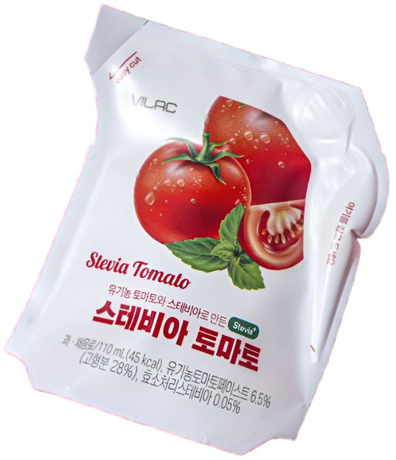 스테비아 토마토주스 110ml 24팩 (주)비락, 24개