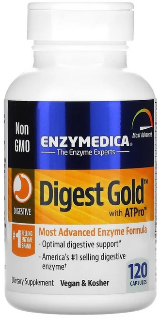 Enzymedica ATPro 함유 다이제스트 Gold 캡슐 120정, 1개 - 쿠팡