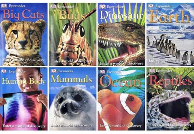 DK Eyewonder 영어 과학 논픽션 초등 중고학년 자연 동물 인체 AR 4–6점대 (8종 택1), G