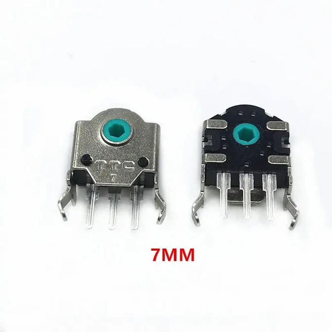 2Pcs 원래 매우 정확한 TTC 마우스 롤러 휠 인코더 5mm 10mm 녹색 코어, 06 2pieces 7MM