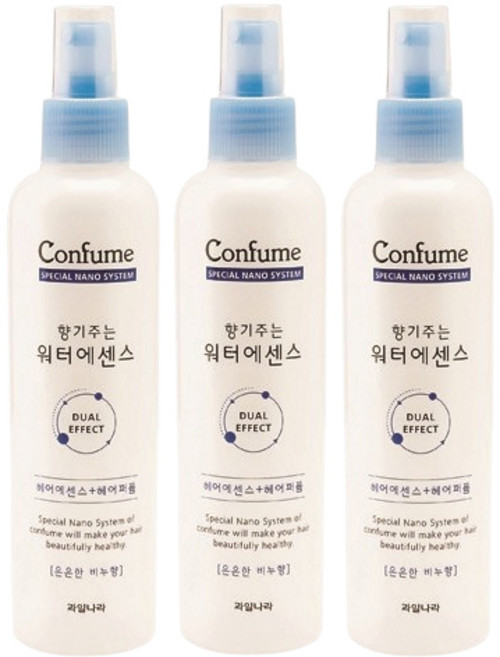 과일나라 컨퓸 향기주는 워터에센스 은은한 비누향, 252ml, 3개