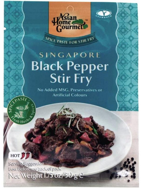 아시안 홈 고메 싱가포르 후추 볶음 소스 50g 5개