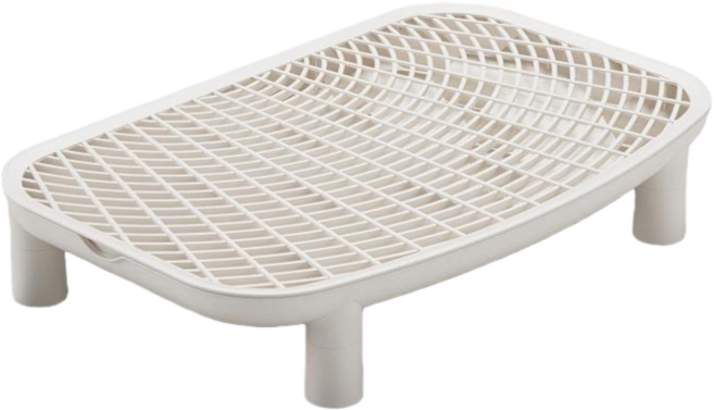 포프린츠펫 고양이 화장실매트 사막화방지 모래 발판, 흰색, 1개