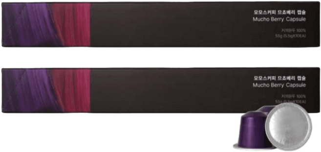 모모스커피 므쵸베리 캡슐커피, 5.5g, 10개입, 2개