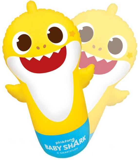 포켓몬 핑크퐁 아기상어 에어 펀치백 어린이 샌드백 오뚝이-특대형, 2. 핑크퐁 에어 펀치백, 1개