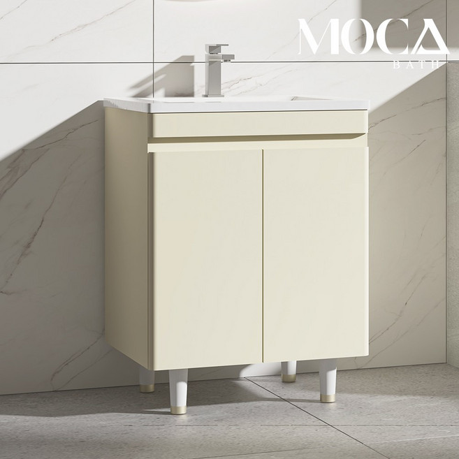 이븐 엣지 하부장 - [일체형 도기 타입], 이븐 엣지 하부장 세트 - 월넛, 1개