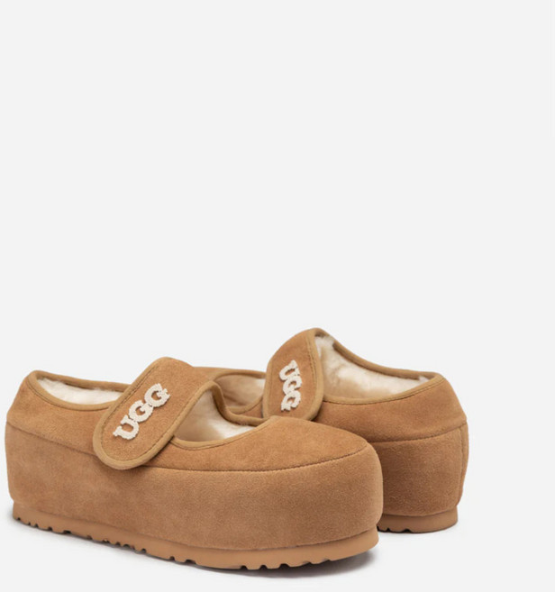 오즈어그웨어 호주 양모 엘리베이터 메리제인 로고 스트랩 슈즈 신발 OZ970E