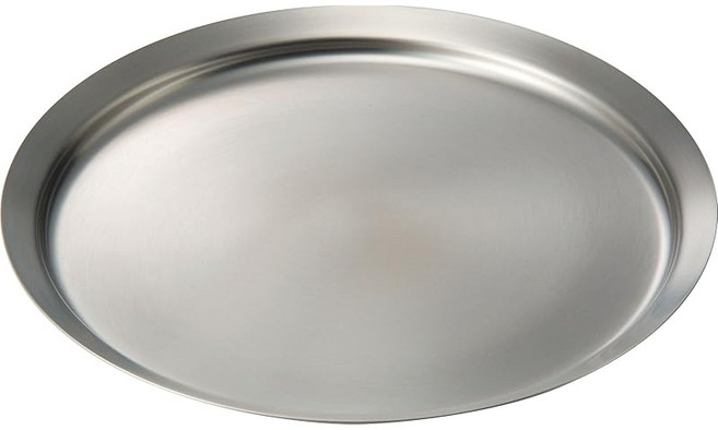 라바아제 La Base 츠바메산조 스테인레스 플레이트 大 27cm 일제 labase 아리모토 요코 LB012, 1개