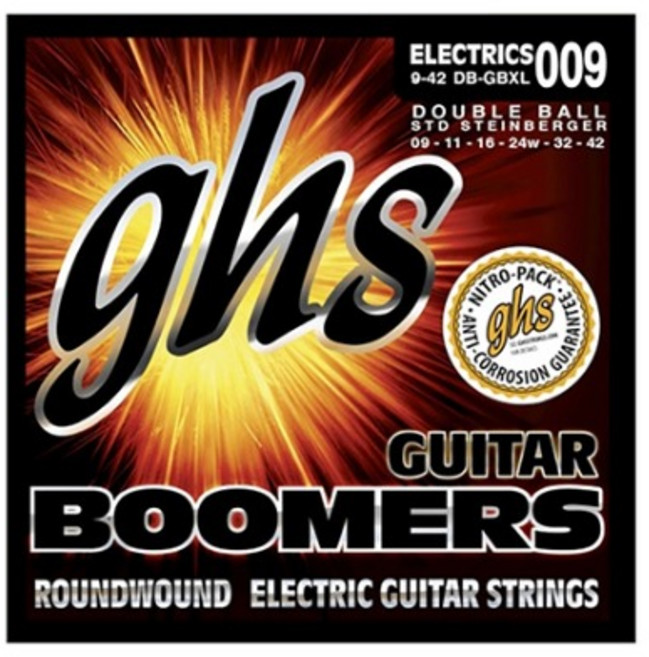 ghs DB-GBXL (009-042) 더블볼엔드 부머스 일렉기타 줄 / 스타인버거 타입용, 1개