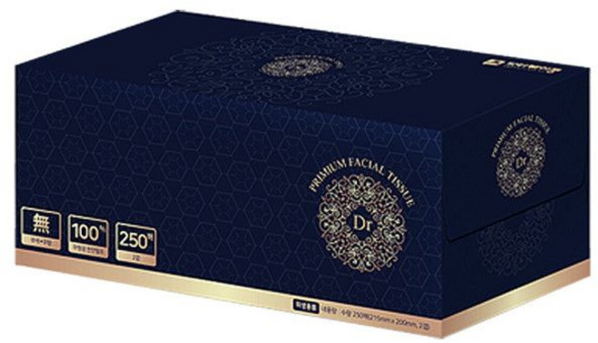 닥터케이콩 프리미엄 각티슈 250매 1입. x 24개(1BOX)