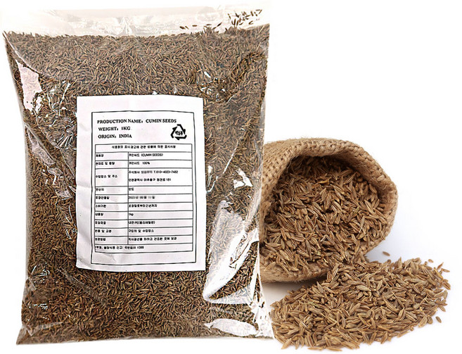 큐민씨드 향신료, 1kg, 1개