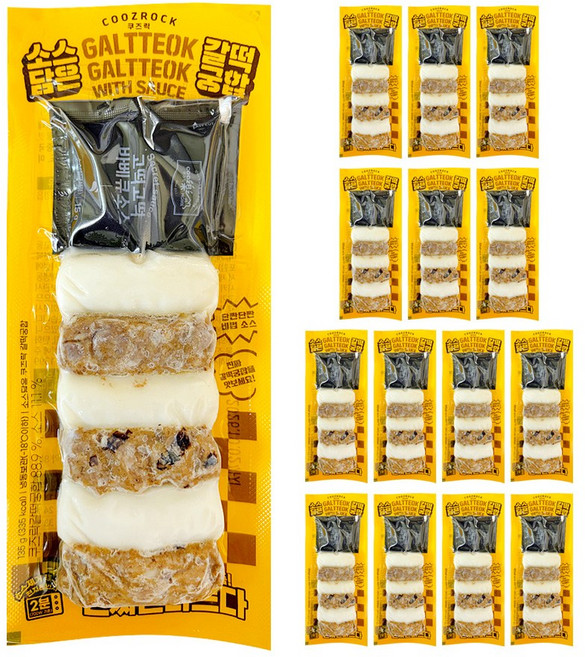 쿠즈락 소스담은 갈떡궁합 (갈비소스), 15개, 135g