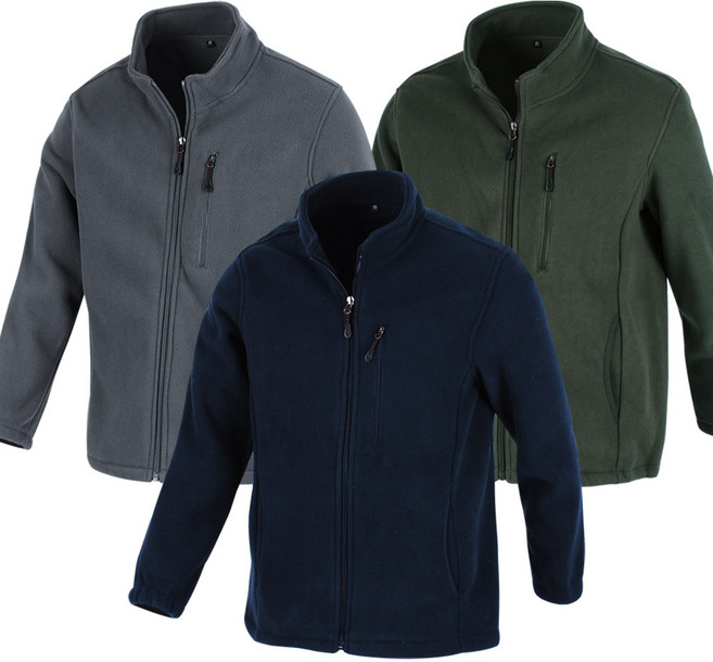 1+1 폴라 플리스 기모 집업 점퍼 후리스 등산복 작업복 일상복 빅사이즈