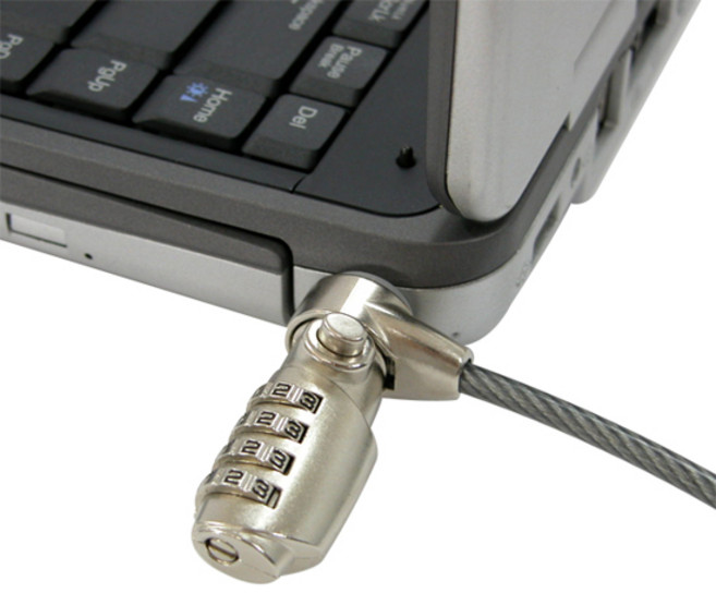 노트케이스 노트북 잠금장치 고급형, 델타3, 블랙