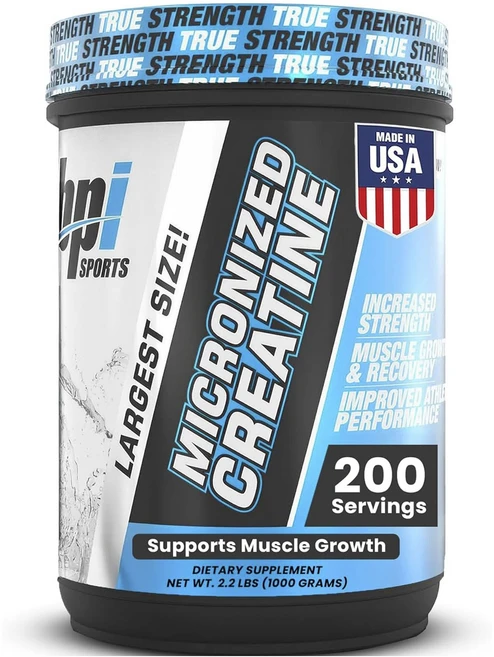 비피아이스포츠 마이크로나이즈드 크레아틴, 1000g, 1개 - 쿠팡