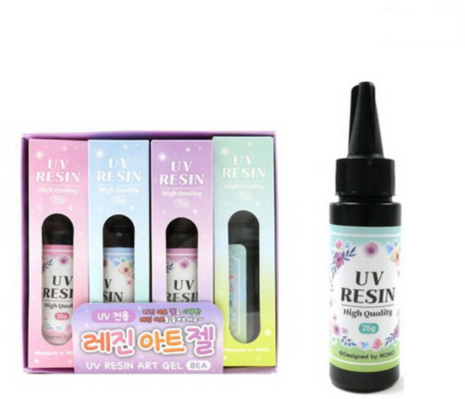 UV 전용 레진아트젤 1개 랜덤발송