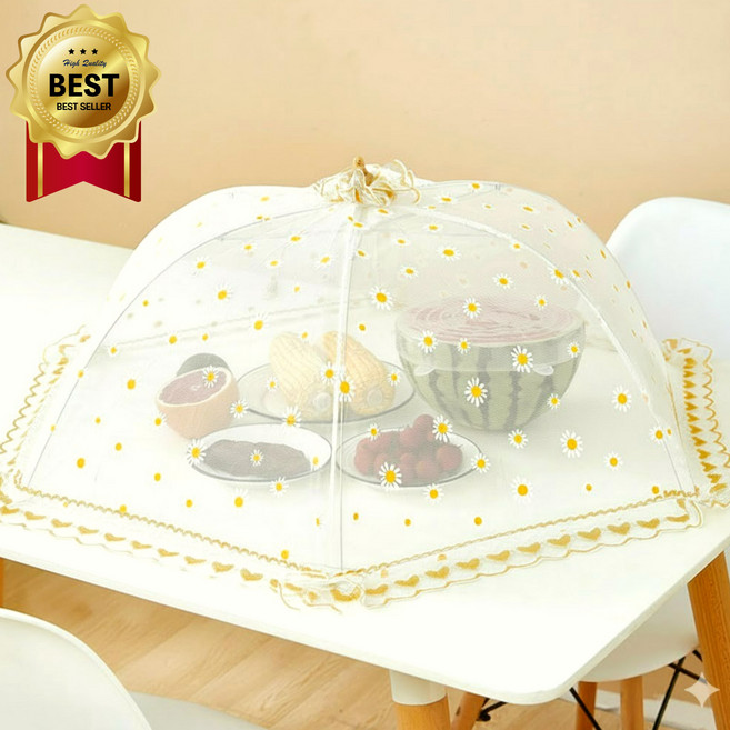 트위니아 원터치 메쉬 푸드커버 밥상보 음식 덮개, 1개