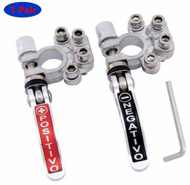 자동차 배터리 메인 케이블 포스트 터미널 차단 커넥터 연결 해제 12V 6V 보트 레이스 카 UTV 트랙터 트럭, 02 B, 1개