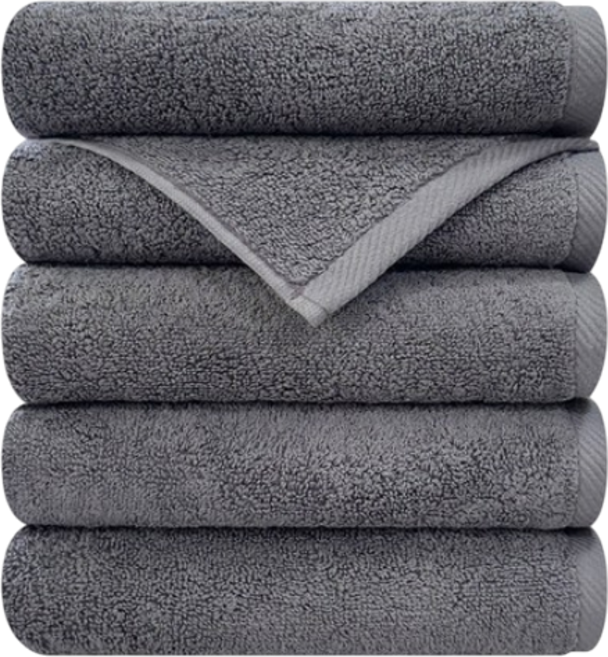 송월타월 내츄럴코지 150g 호텔수건 30수 면사, 진회색, 6개