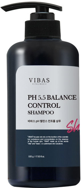 비바스 ph 밸런스 컨트롤 샴푸, 500g, 1개