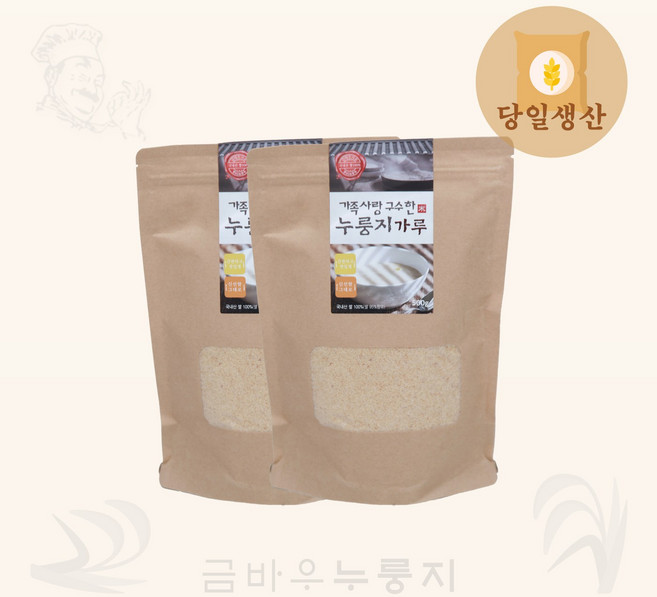 [가족사랑] 누룽지가루, 1kg, 1개